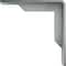 Ekena Millwork Stockport Steel Bracket, Unfinished 2"W x 8"D x 8"H BKTM02X08X08STCRS - alternate 5